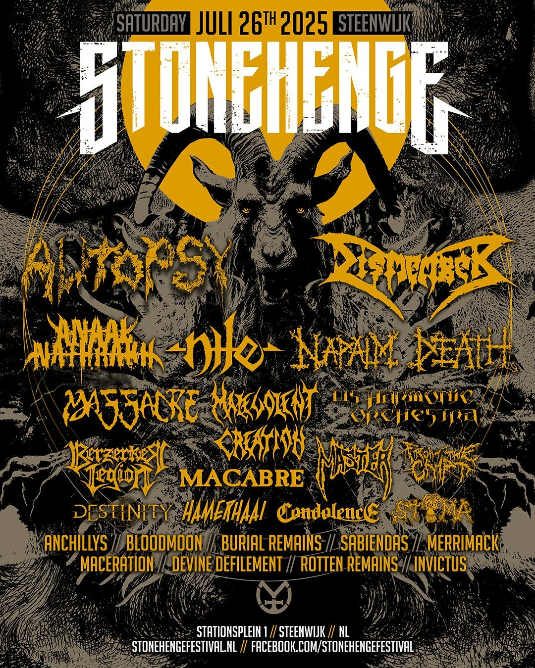 Affiche stonehenge festival 2025